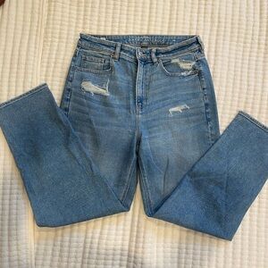 American Eagle Outfitters High Rise Blue Denim Jeans